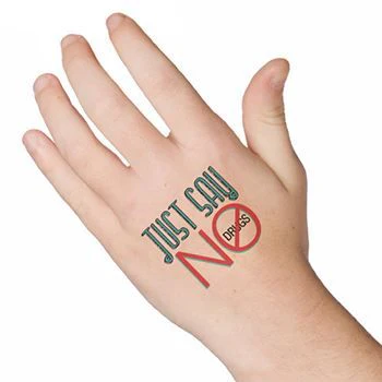 Just Say No Drugs Tattoo - Image 2