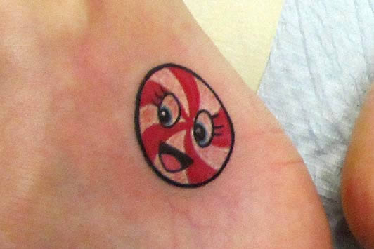 Katy Perry - Strawberry & Peppermint Tattoos (2 tattoos) - Image 3