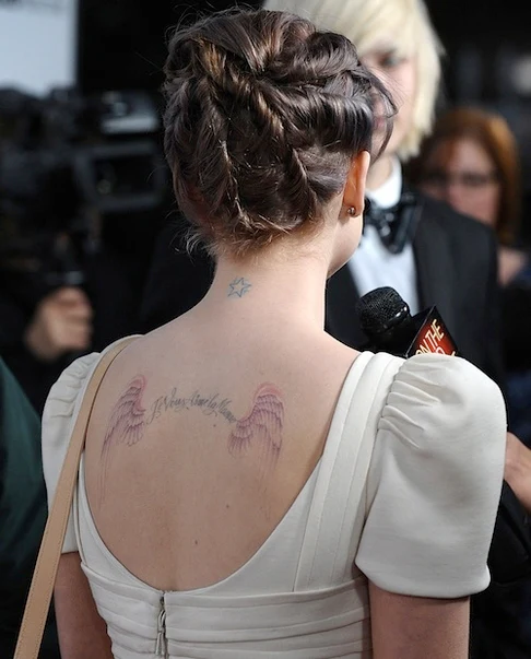 Kelly Osbourne - Angel Wings Tattoo - Image 3