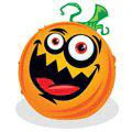 Kids Crazy Jack O Lantern Tattoo
