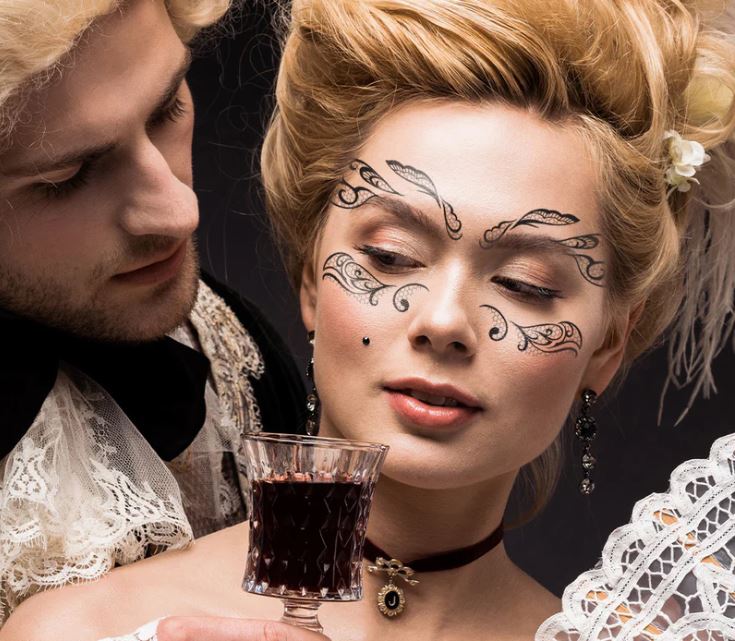 Lace Masks Masquerade Costume Tattoo