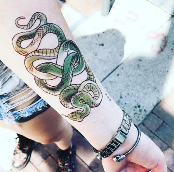 Large Infinity Snake Tattoo - Image 3