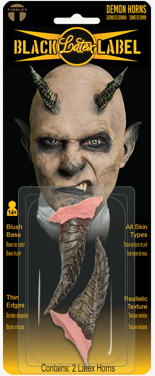 Latex Demon Horns - Tinsley Transfers - Image 3