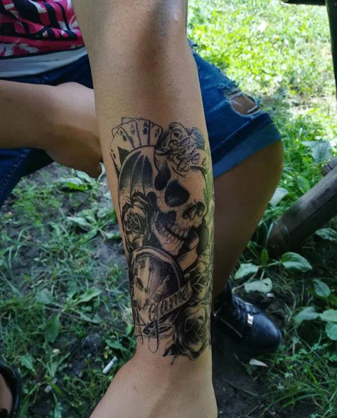 Life Is A Game Tattoo Sleeve - Image 4
