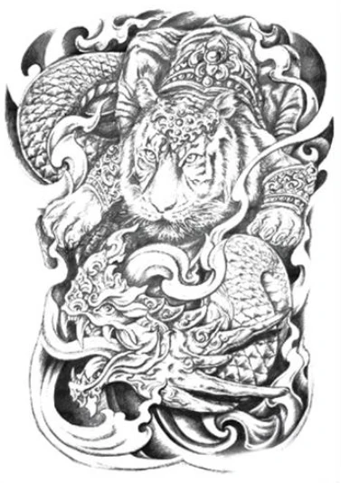 Lion King and Dragon XXL