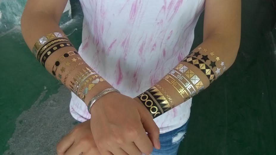 Love Chains Metallic Tattoos - Image 2