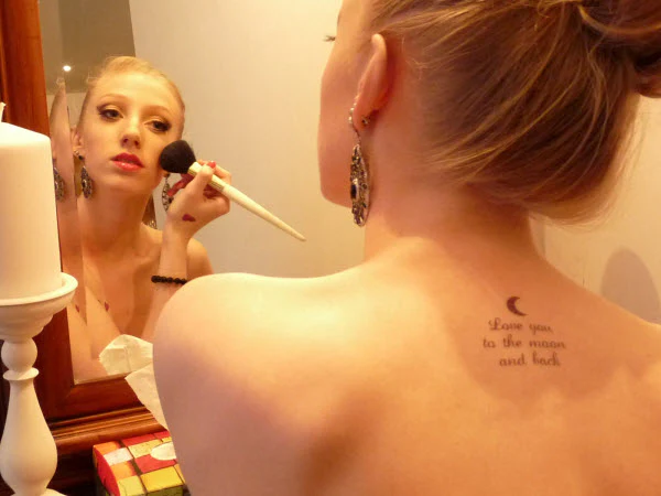 Love You To The Moon And Back Tattoo - Image 2