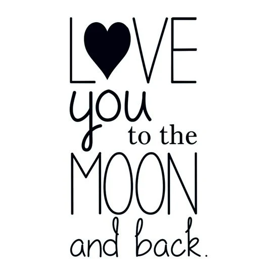 Love You To The Moon Tattoo