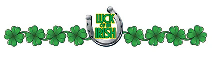 Luck Of The Irish Horseshoe Band Tattoo