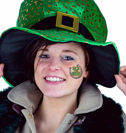 Luck of the Irish Horseshoe Temporary Tattoo