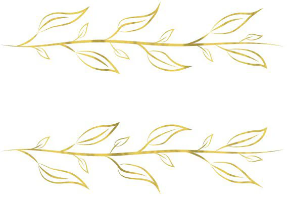 Metallic Gold Leaf Armband Tattoo