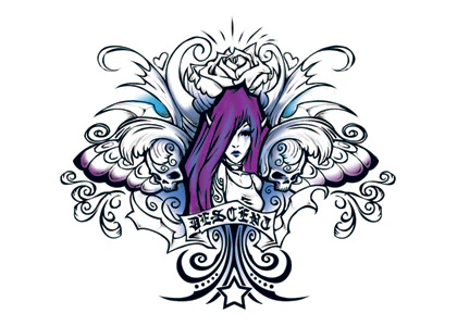 Midnight Fairy Tattoo