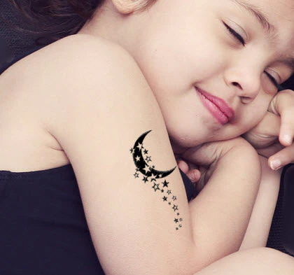 Moon Stars Tattoo - Image 2