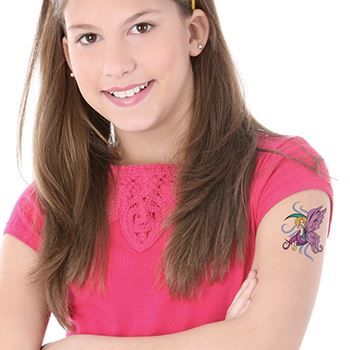 Mythical Purple Fairy Tattoo - Image 2