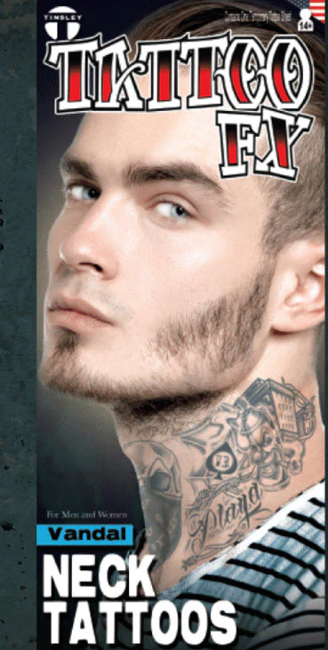Neck Tattoos Vandal - Tinsley Transfers - Image 3