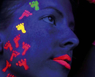 Neon Face & Body Paint Stargazer 10ml - Blue - Image 5