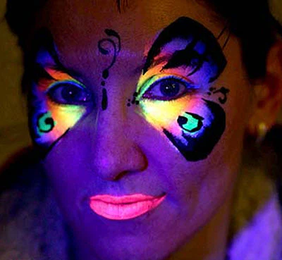 Neon Face & Body Paint Stargazer 10ml - Clear - Image 2
