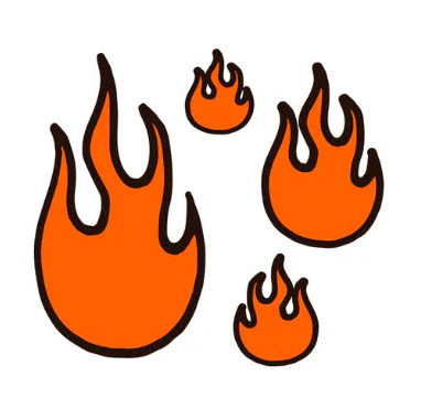 Neon Flames - Tattoonie