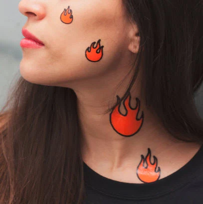 Neon Flames - Tattoonie - Image 4