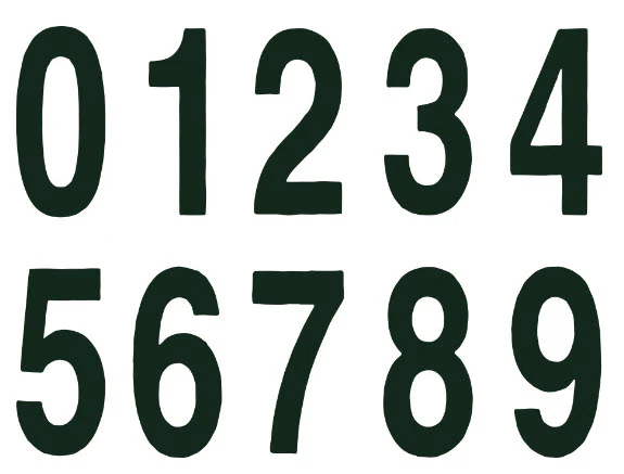 Numbers Pack - Tattoonie (10 tattoos)