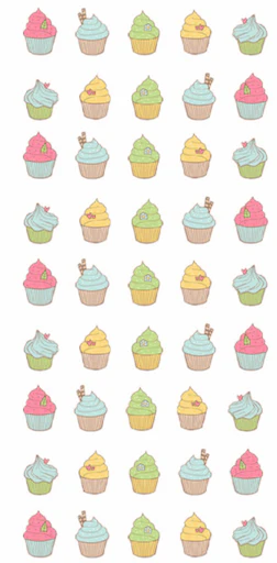 Pastel Cupcakes Nail Tattoos (45 Tattoos)