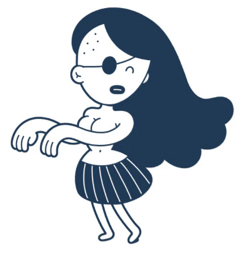 Patch Girl Hawaii - Tattoonie
