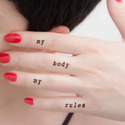 My Body My Rules Tattoo- Tattoonie - Image 3