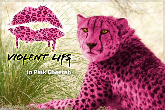 Pink Cheetah Violent Lips - Image 3