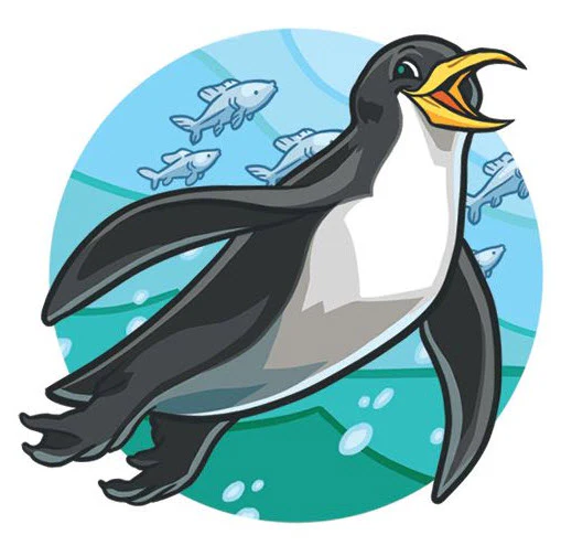 Playful Penguin Tattoo