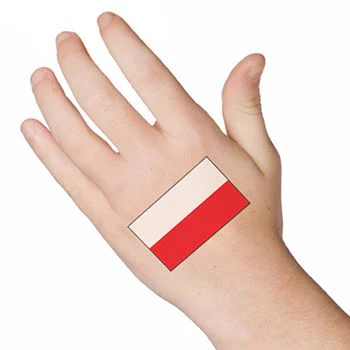 Poland Flag Tattoo - Image 2