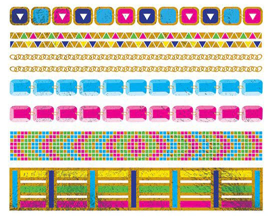 Prismfoil Bands (8 Tattoos)