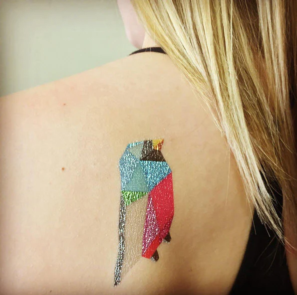 Prismfoil Bird Tattoo - Image 3