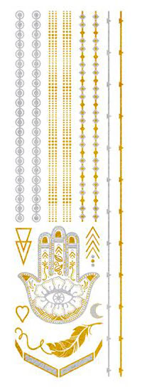 Prismfoil Gold & Silver Jewelry (15 Tattoos) - Image 2
