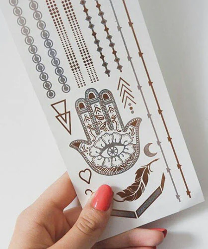 Prismfoil Gold & Silver Jewelry (15 Tattoos) - Image 5