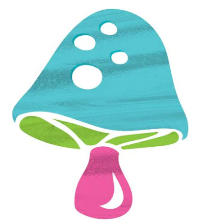 Prismfoil Mushroom Tattoo