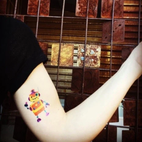 Prismfoil Randy The Robot Tattoo - Image 3