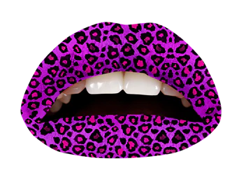 Purple Cheetah Violent Lips