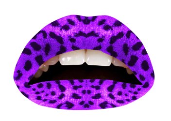Purple Leopard Violent Lips