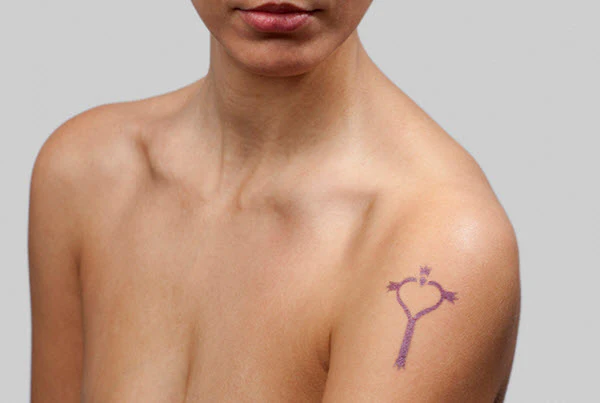 Purple Plush Plum Temporary Tattoo Spray 50 ml + 3 Stencils - Image 6