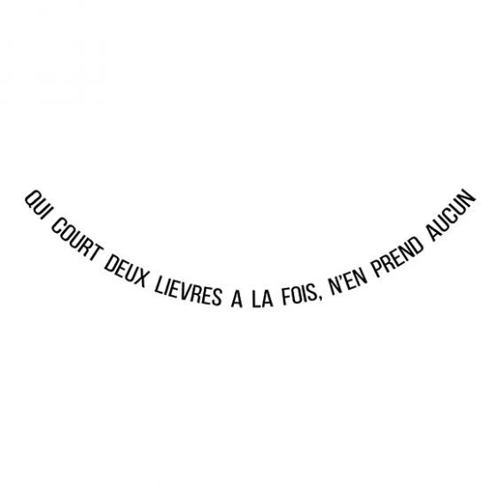 Qui court deux lievres... Tattoo