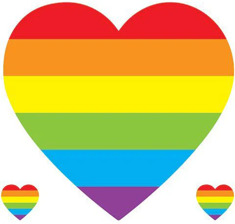 Rainbow Heart Tattoo