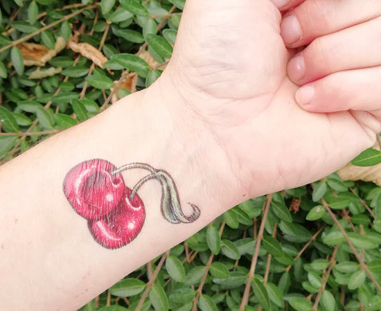 Red Cherries Tattoo - Image 2