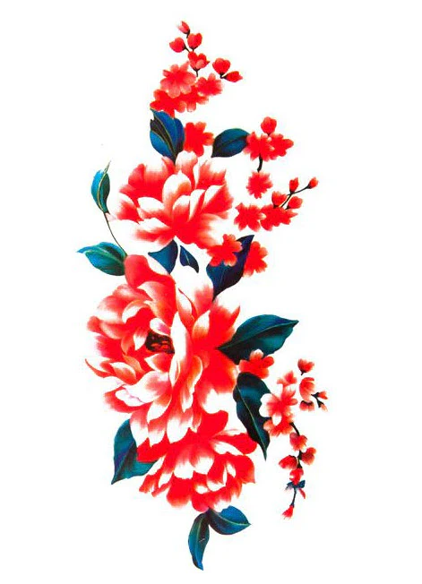 Red Flowers - Tattoonie - Image 2