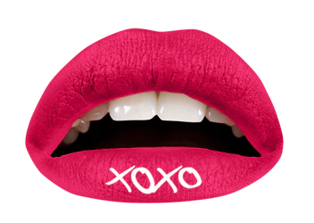 Red "XOXO" Violent Lips (3 Lip Tattoo Sets) - Image 3