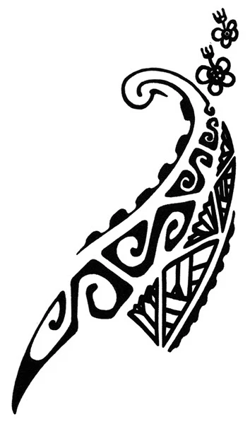 Rihanna - Maori Hand Tattoo - Image 2