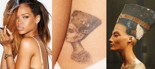 Rihanna - Nefertiti Tattoo - Image 4