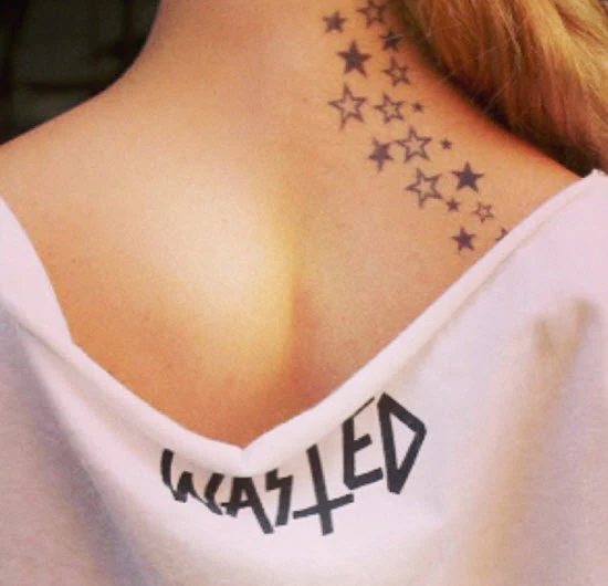 Rihanna - Stars Large Tattoo - Image 3