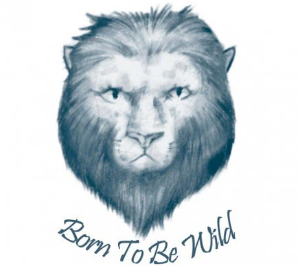 Robbie Williams - Large Lion Tattoo
