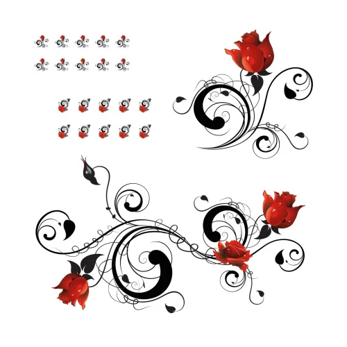 Rose & Nail Tattoos