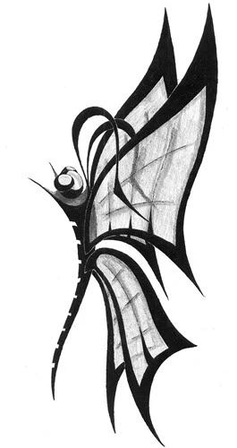 Russian Butterfly Tattoo